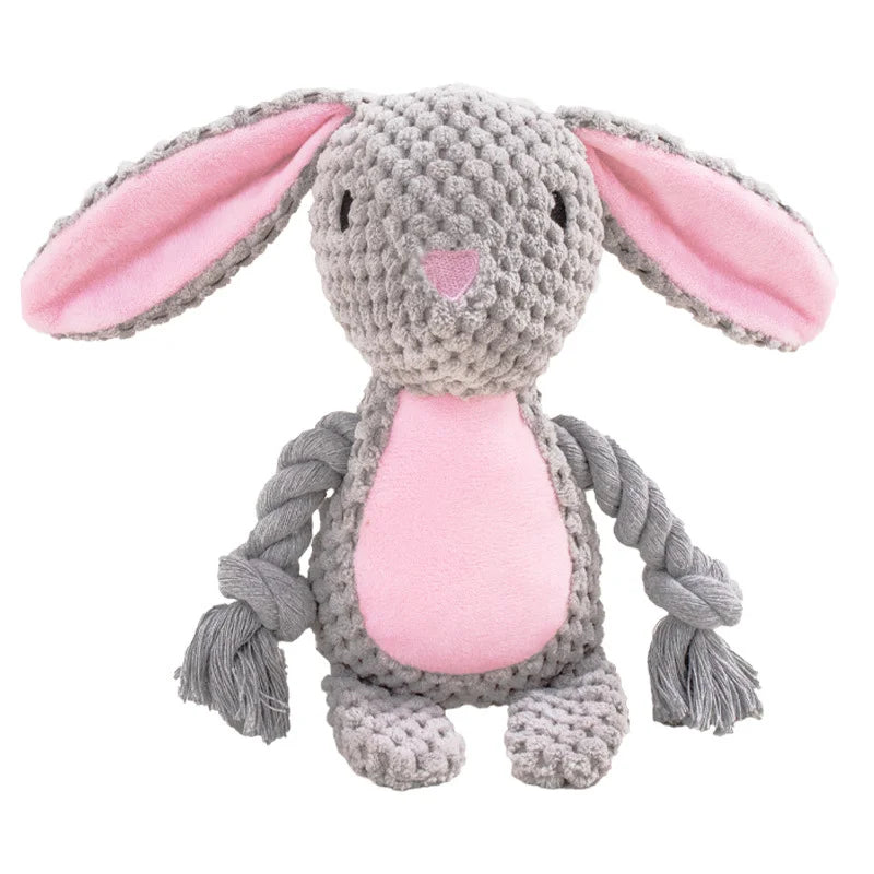 Jouet Corde Peluche Sonore pour Chien