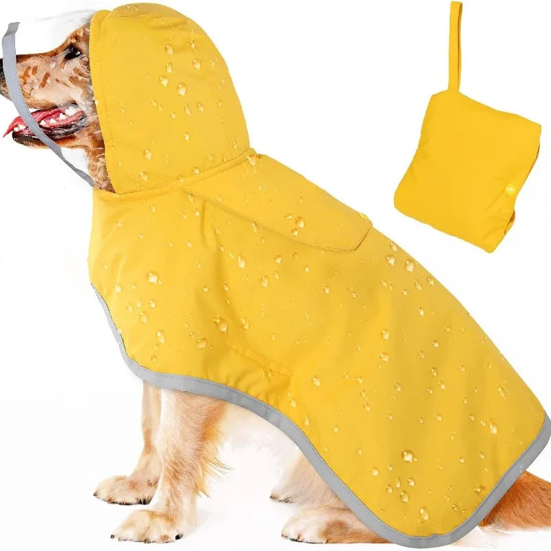 Imperméable à Capuche Ajustable pour Chien