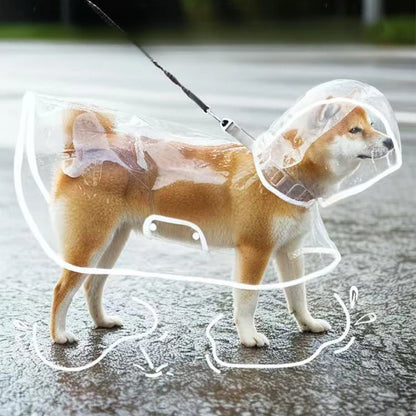 Imperméable Transparent Coupe-Vent XS à 8XL