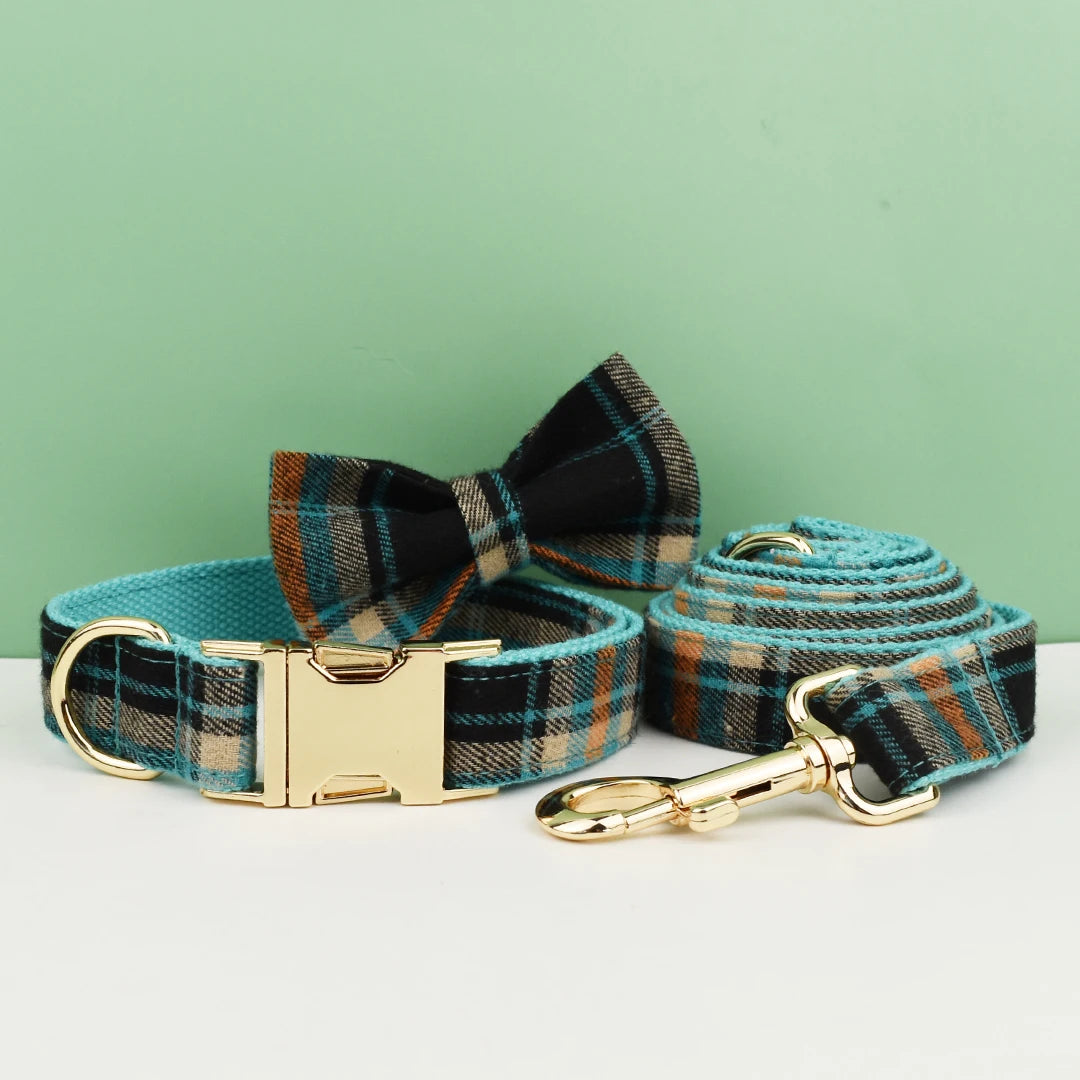 Collier Écossais avec Nœud Papillon pour Chien