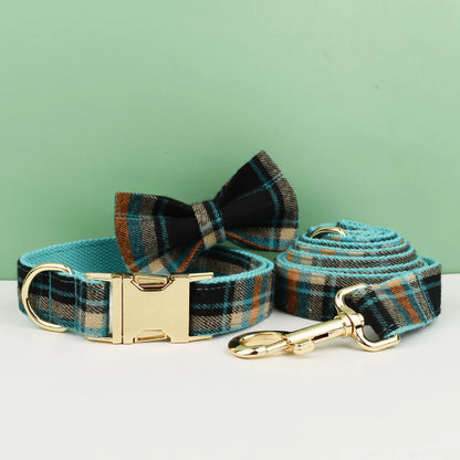 Collier Écossais avec Nœud Papillon pour Chien