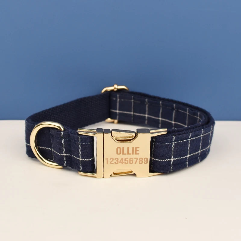 Collier Écossais avec Nœud Papillon pour Chien
