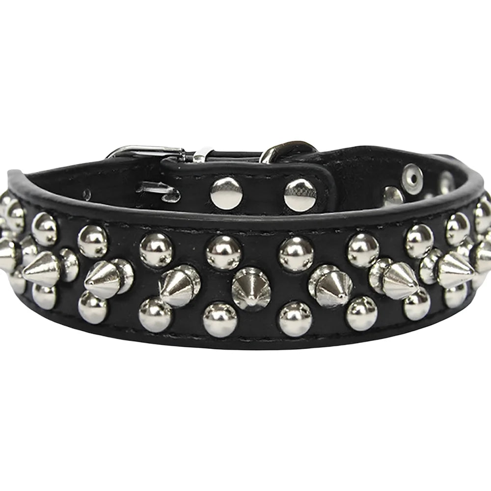 Collier Large Style Clouté pour Grand Chien