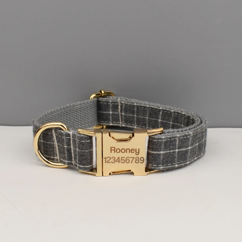 Collier Écossais avec Nœud Papillon pour Chien