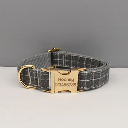 Collier Écossais avec Nœud Papillon pour Chien