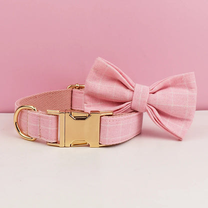 Collier Écossais avec Nœud Papillon pour Chien