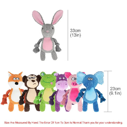 Jouet Corde Peluche Sonore pour Chien