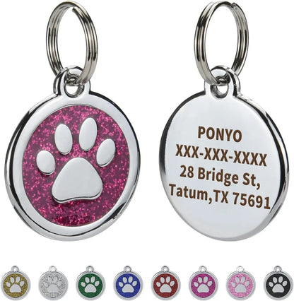Médaille Gravée Anti-Perte pour Chien et Chat