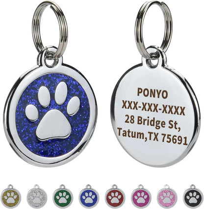 Médaille Gravée Anti-Perte pour Chien et Chat