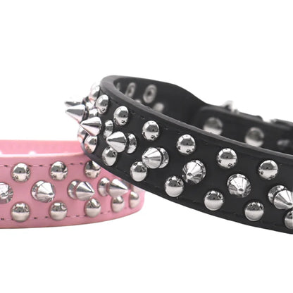 Collier Large Style Clouté pour Grand Chien