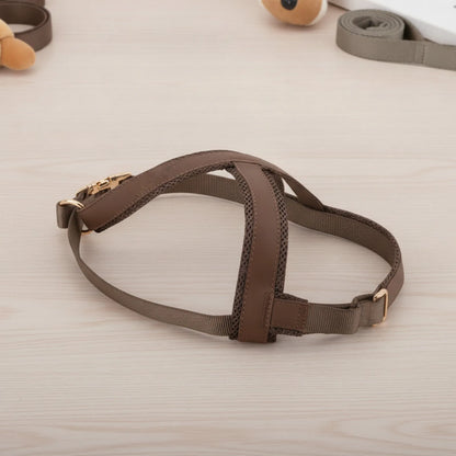 Harnais anti-traction personnalisable pour chien - vue de biais