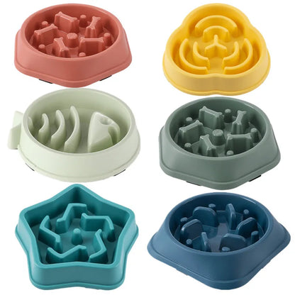 Bol ralentisseur anti-étouffement pour chiens et chats - vue de face