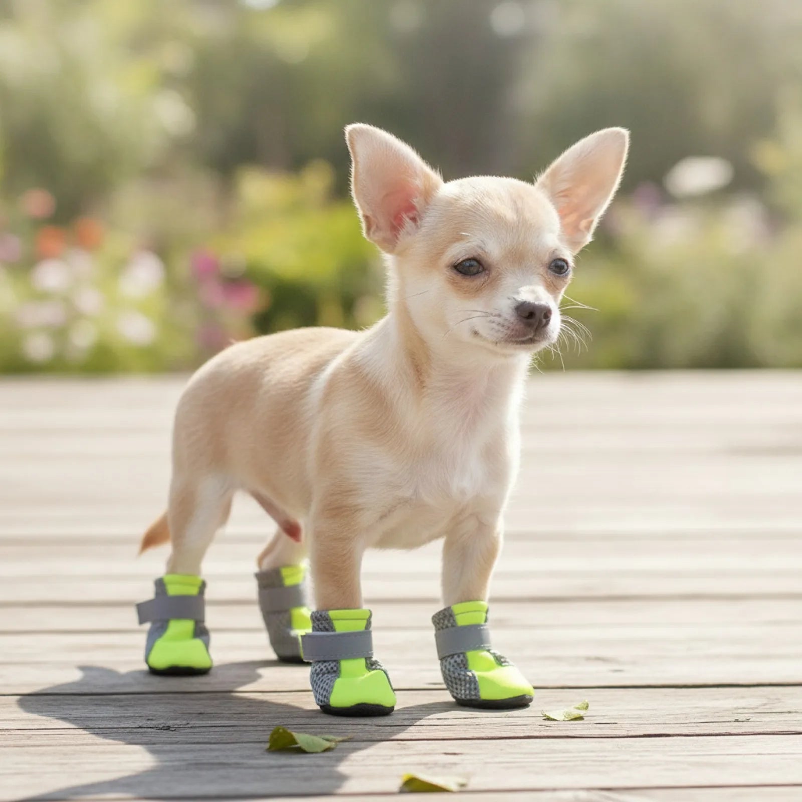 Bottes d'été respirantes pour chien - vue de biais