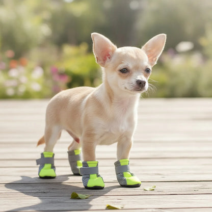 Bottes d'été respirantes pour chien - vue de biais