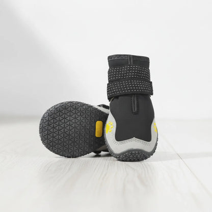 Bottes chien imperméables hiver grandes tailles - vue de biais