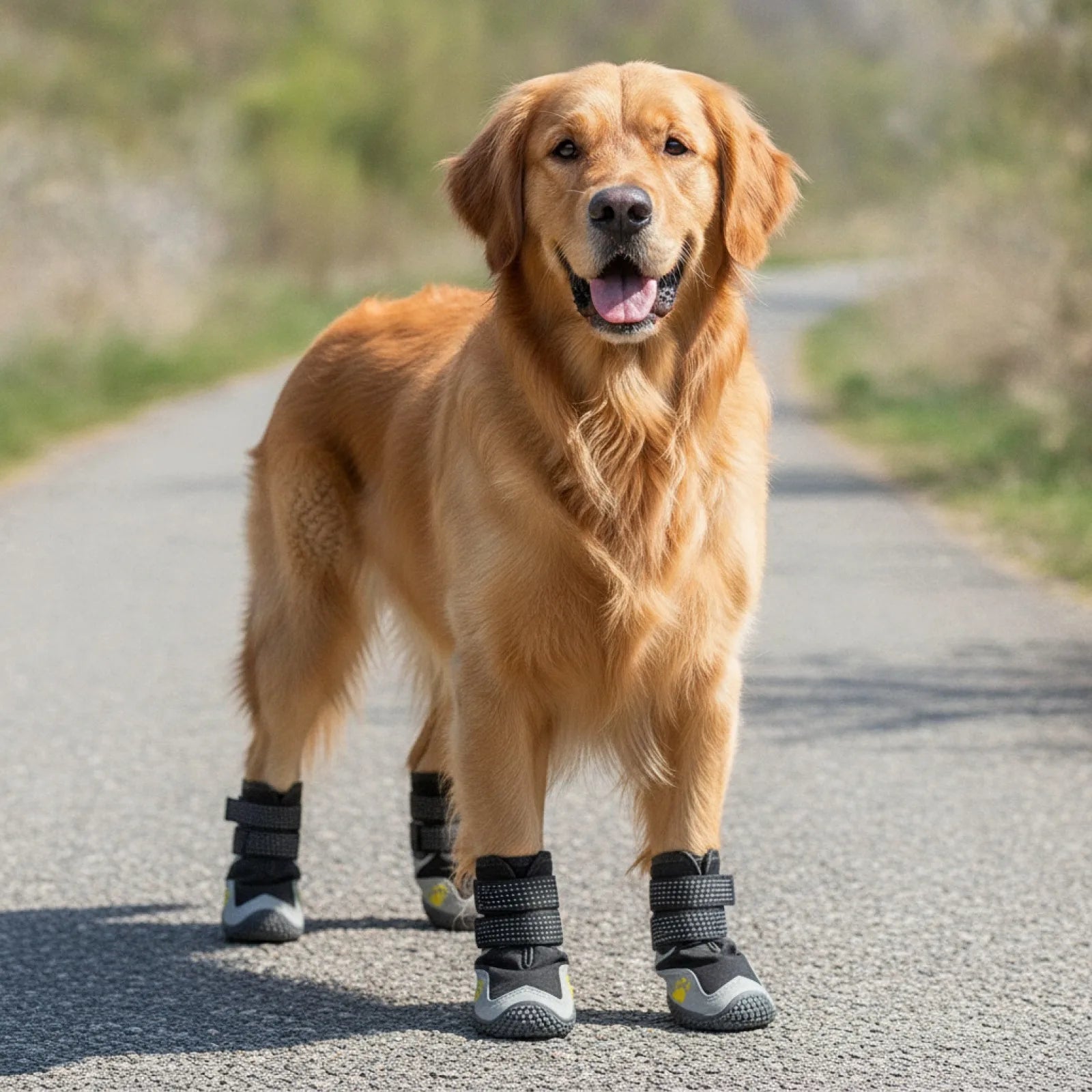 Bottes chien imperméables hiver grandes tailles - détail