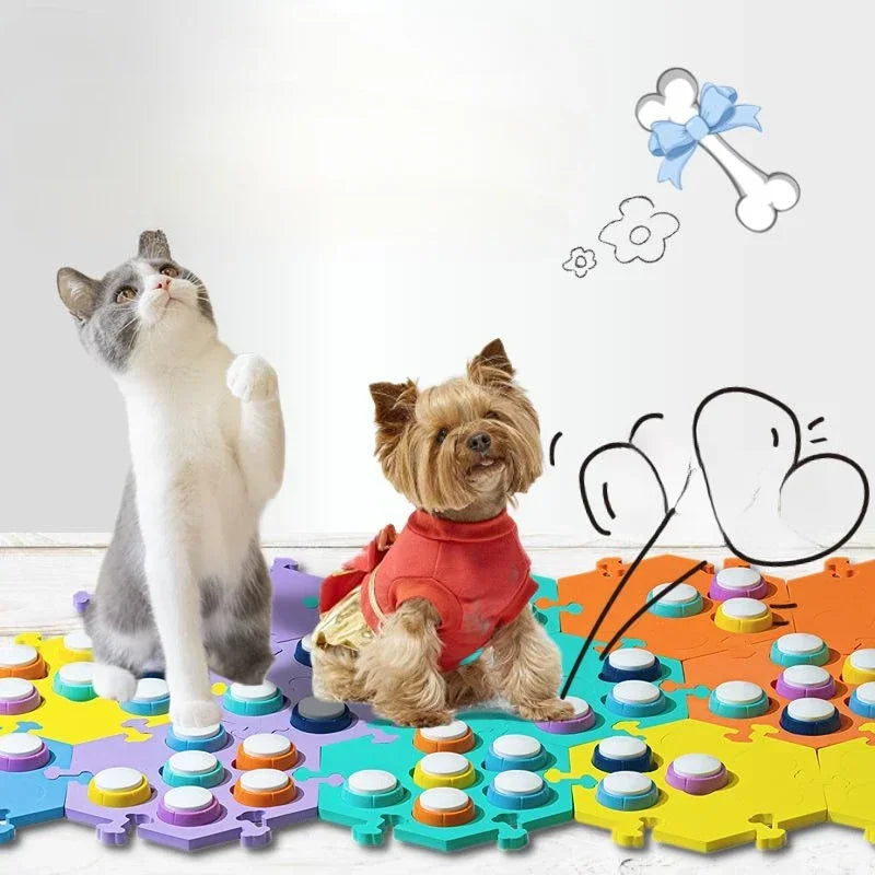 Boutons de communication vocale pour chiens et chats - vue de face