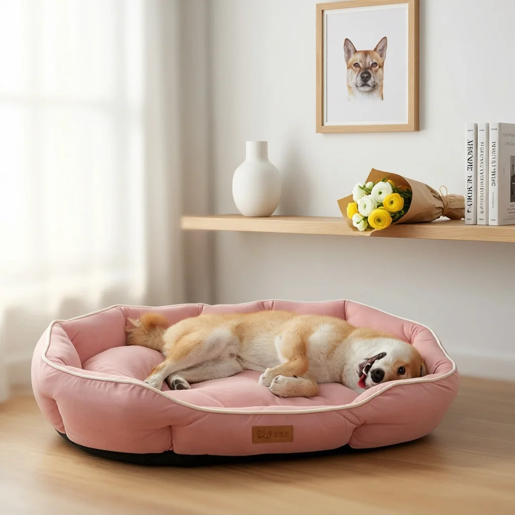 Canapé confortable pour chien et chat - vue de face