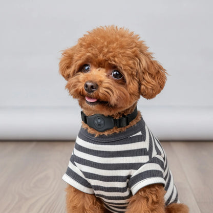 Collier chien sécurisé avec support AirTag étanche - détail