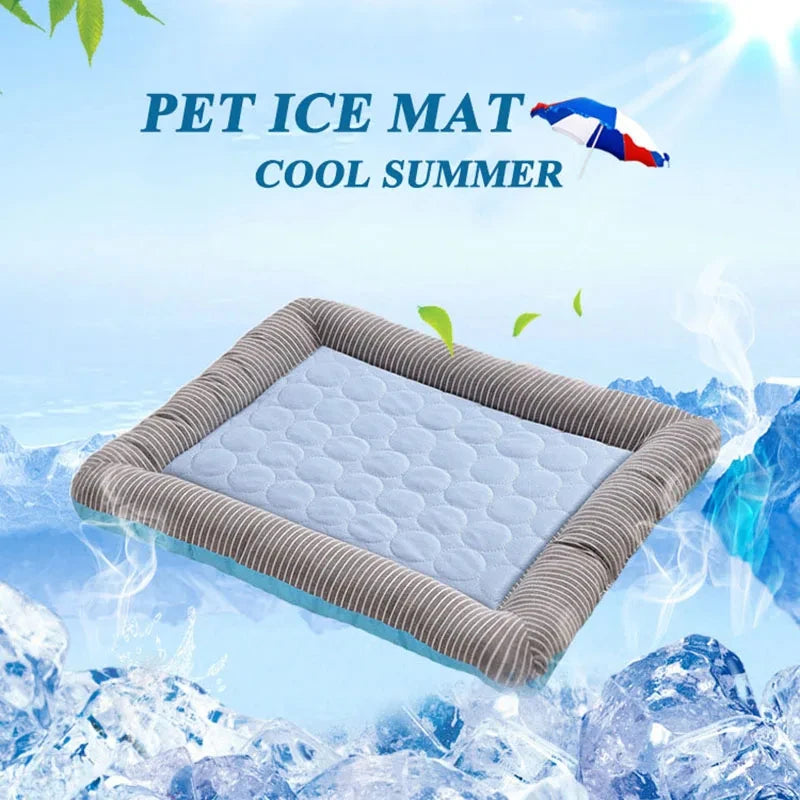 Coussin rafraîchissant respirant pour chien et chat - vue de face