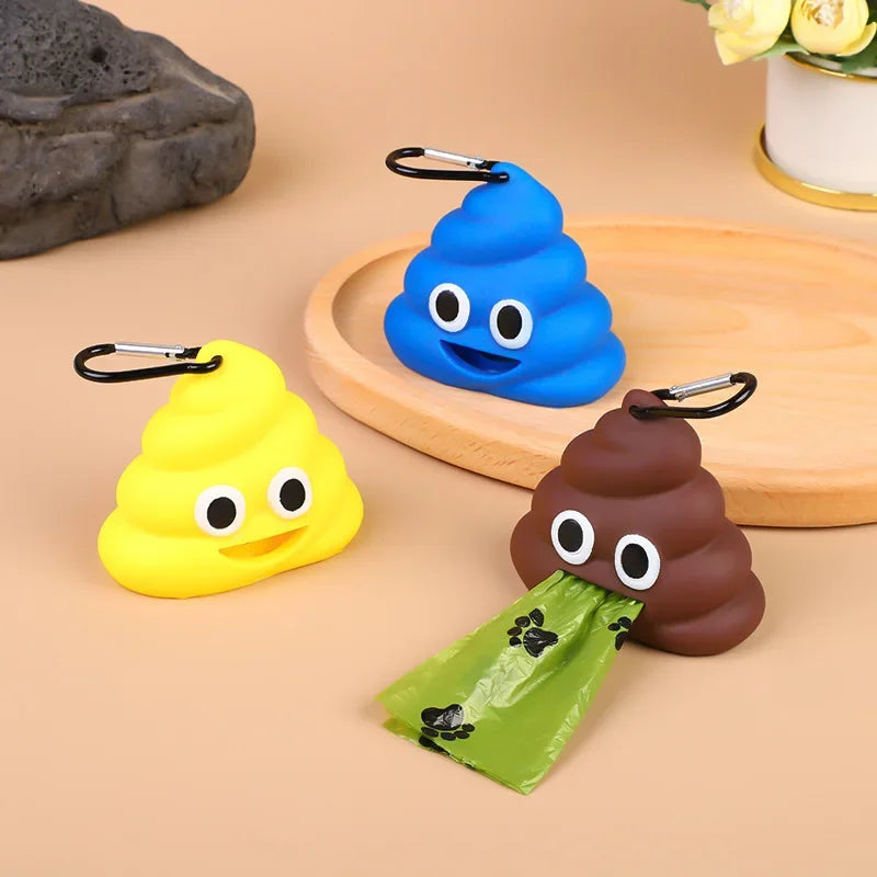 Distributeur sacs chien silicone – vue packshot sur fond ivoire