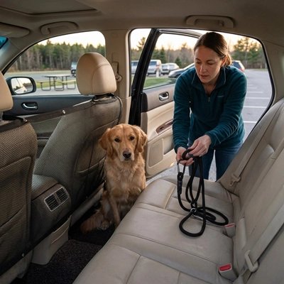 Filet pour chien pour voiture | Sécurité Optimale