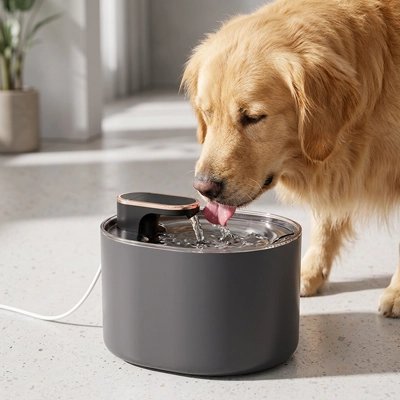 Fontaine a eau Chien | Filtrée Silencieuse