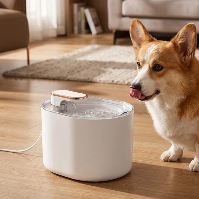 Fontaine a eau Chien | Filtrée Silencieuse