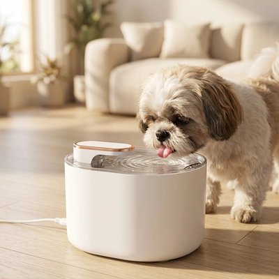 Fontaine a eau Chien | Filtrée Silencieuse