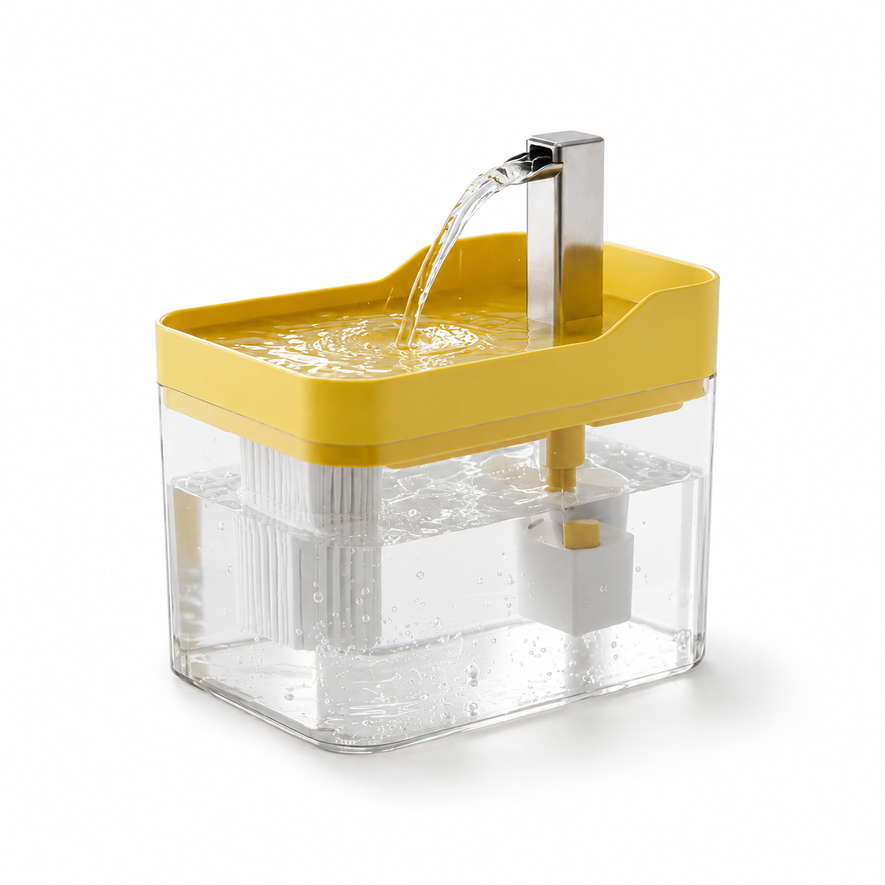 Fontaine à eau USB avec filtre automatique pour chat - vue principale - Dogvogue