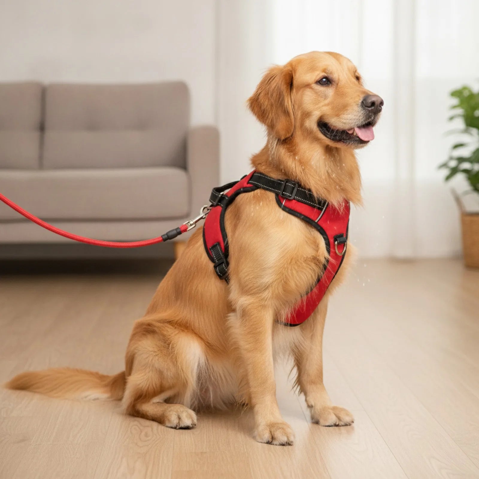 Gant de bain doux pour chien nettoyage et massage - en situation