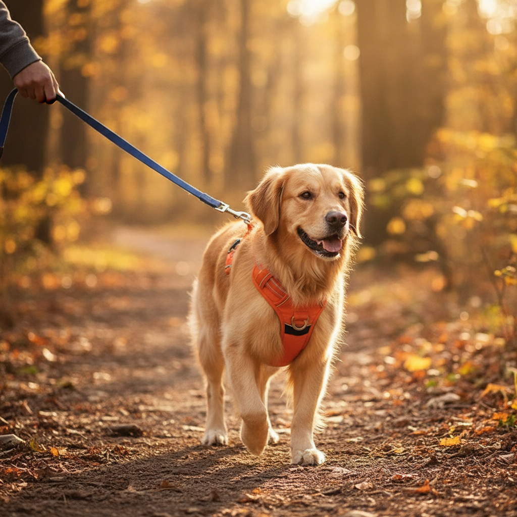 Harnais chien anti-traction confortable