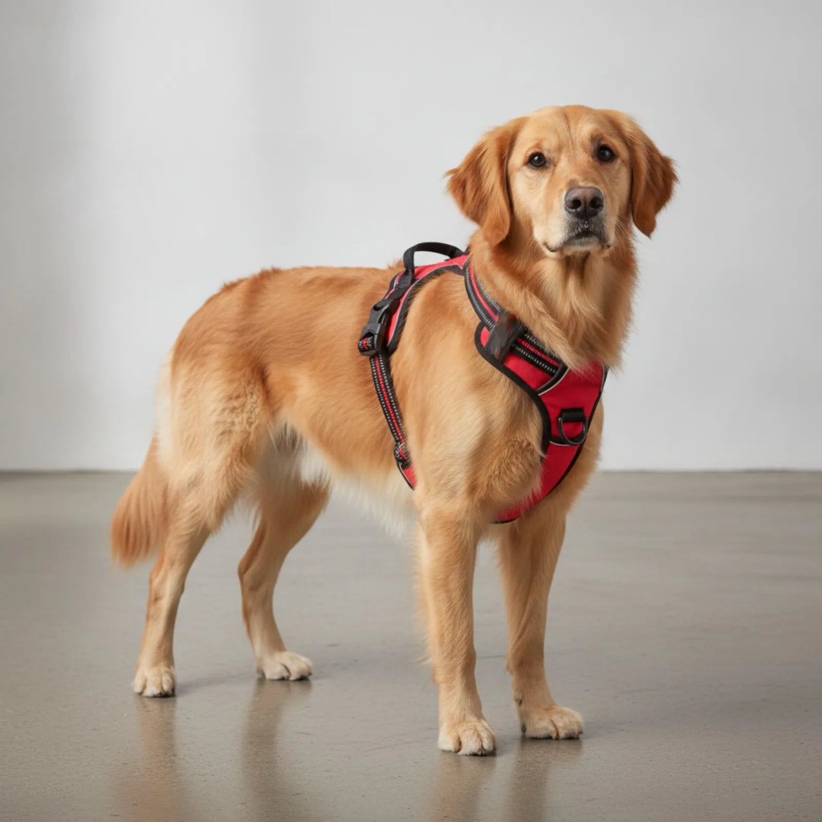 Harnais chien chat réfléchissant ajustable - détail