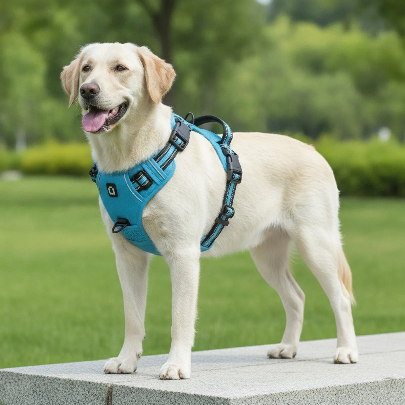 Harnais confort pour chien douceur et sécurité - en situation