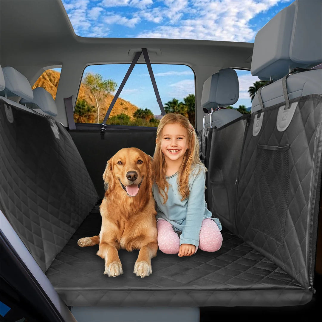 Housse siège auto chien imperméable et anti-rayures - vue de face