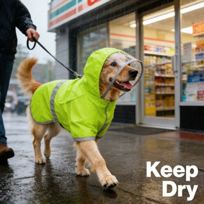 Imperméable pour grand chien – vue packshot sur fond ivoire