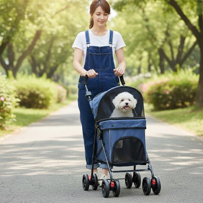 Poussette chien | Confort & Sécurité