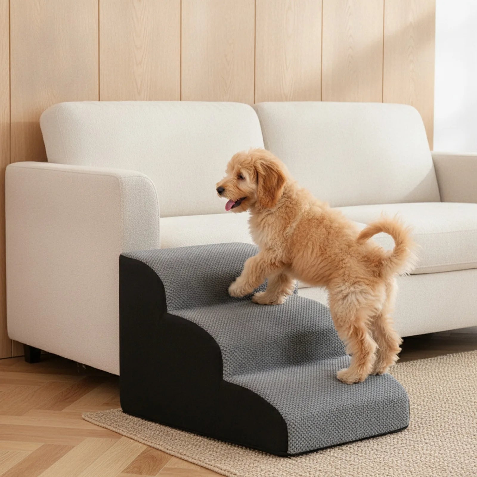 Rampe escalier confort pour animaux - détail