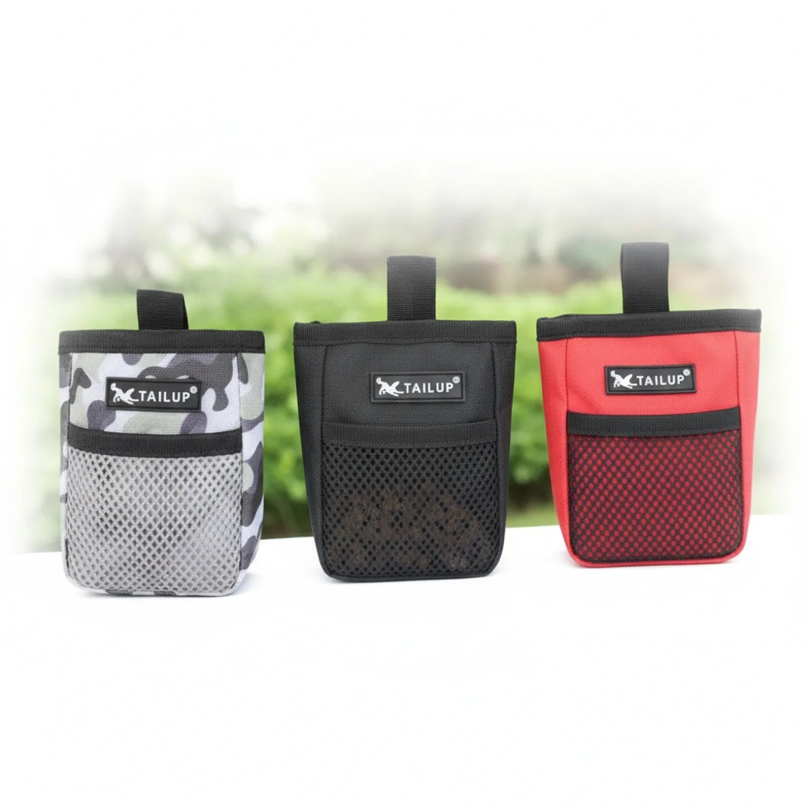 Sac à friandises chien éducation et agility - en situation