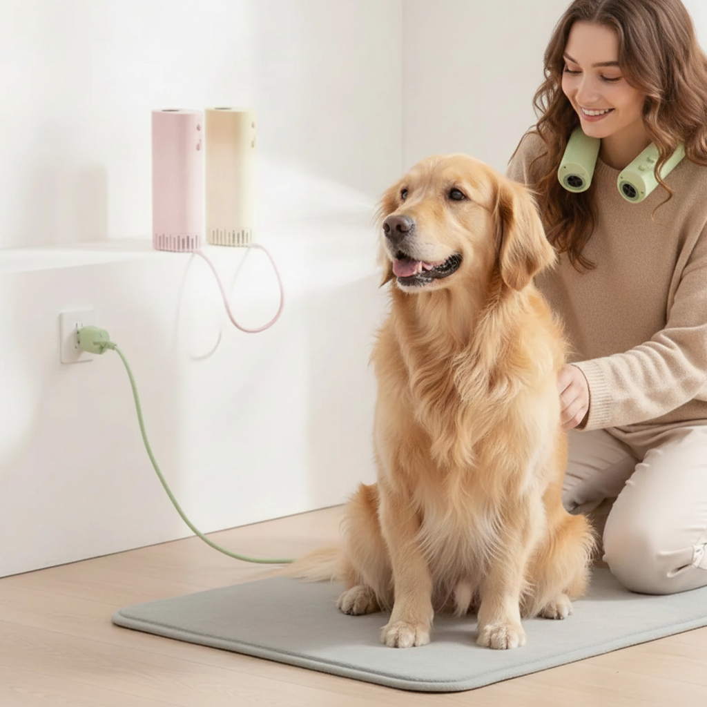 Sèche-Cheveux Mains Libres pour Animaux