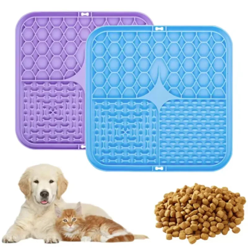 Tapis lick mat silicone anti-stress chien - vue de face