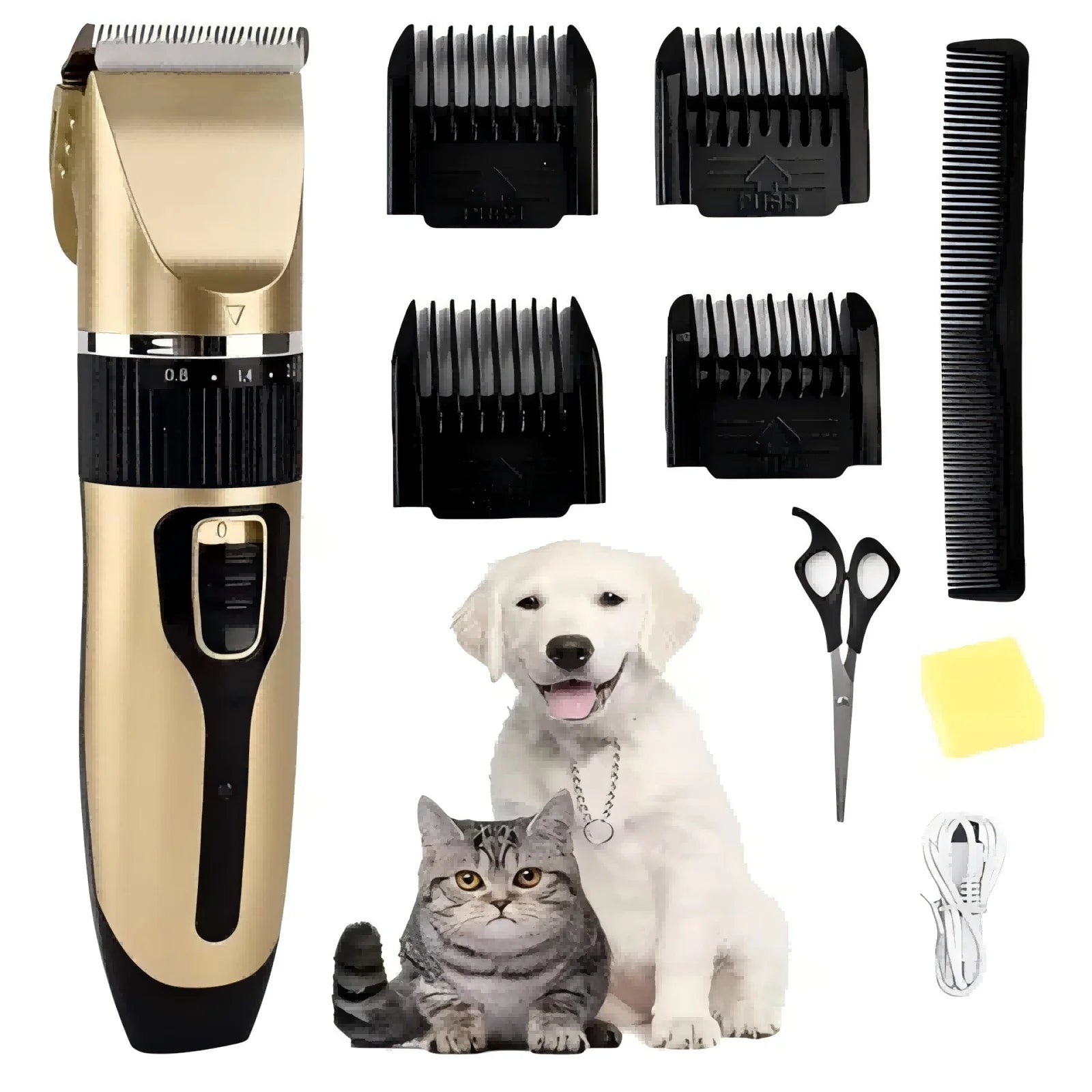 Tondeuse animaux pro lame céramique titane - vue de face
