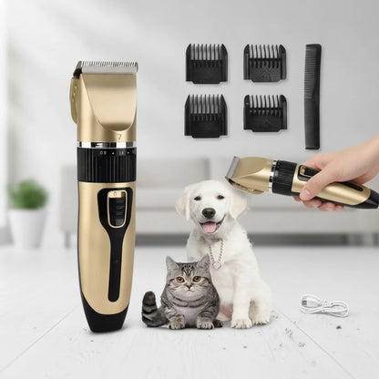 Tondeuse animaux pro lame céramique titane - en situation
